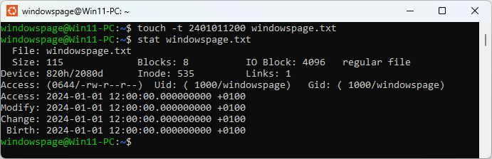 touch -t 2401011200 windowspage.tx