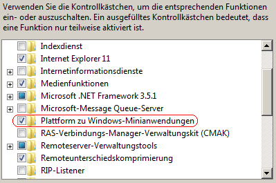 Windows-Funktionen