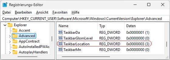TaskbarLocation