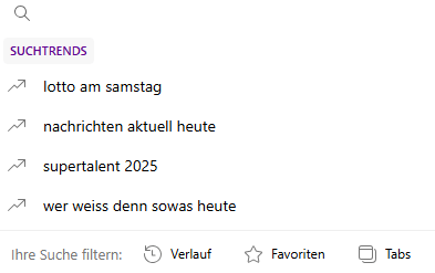 Suchtrends