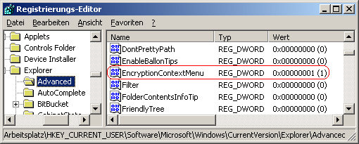 EncryptionContextMenu