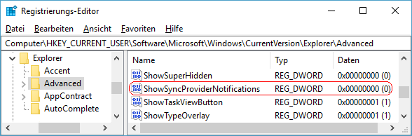 ShowSyncProviderNotifications