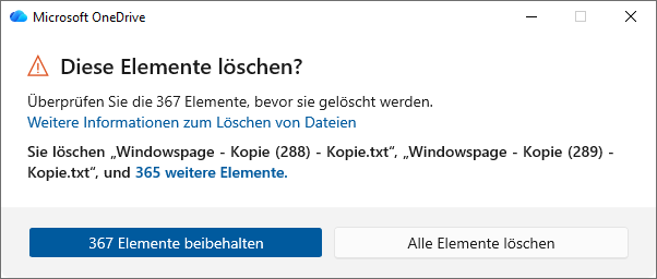 Diese Elemente l&ouml;schen?