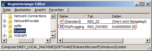 RSoPLogging