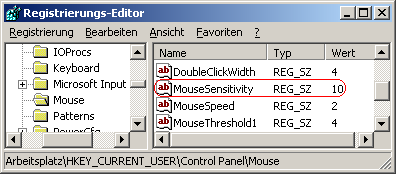 MouseSensitivity