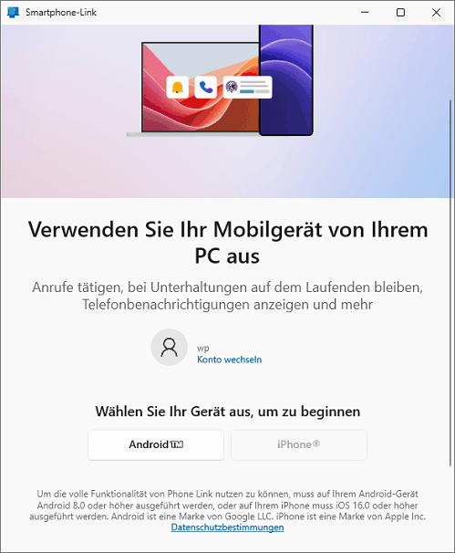 Mobile Geräte verwalten