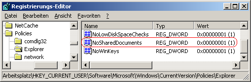NoSharedDocuments